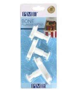 Novelty Plunger Cutters - Bone Set of 3