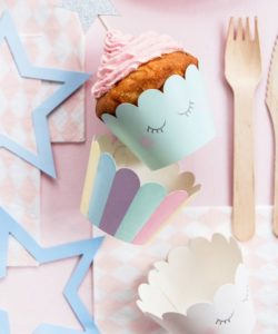 Partydeco cupcake wrappers unicorn set/6 bij cake, bake & love 9