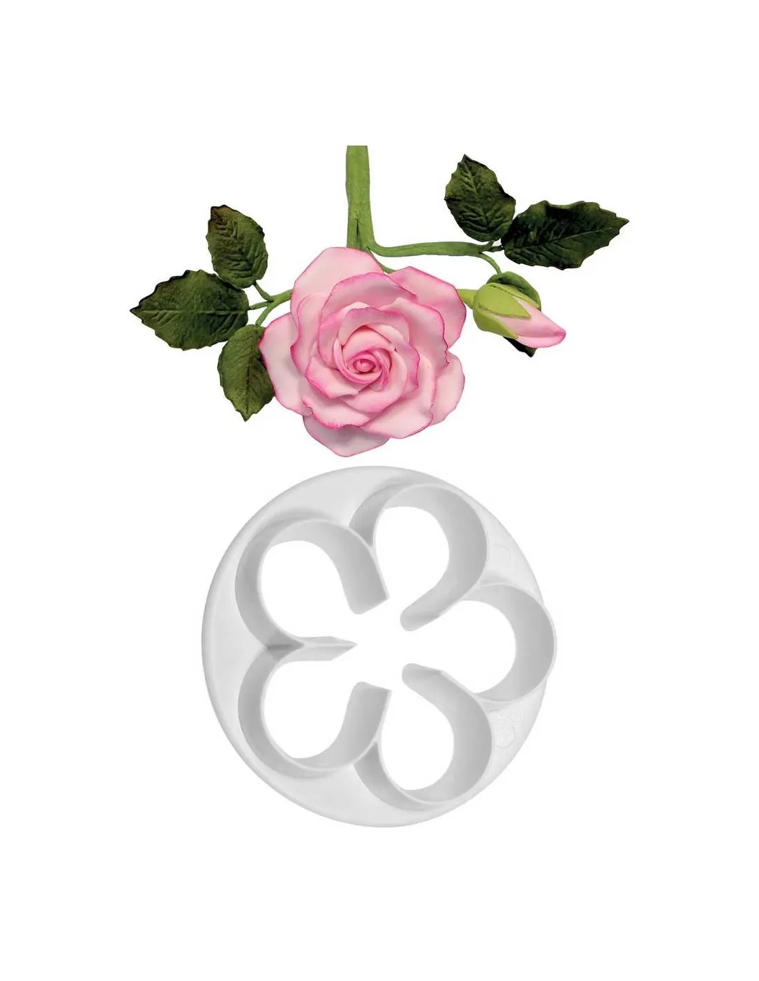 Pme extra large five petal cutter (50mm) bij cake, bake & love 4 Pme extra large five petal cutter (50mm)