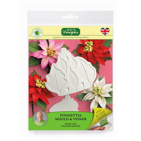 Katy sue flower pro - poinsettia mould and veiner