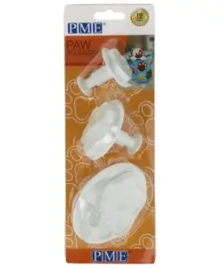 Novelty Plunger Cutters - Paw Set of 3