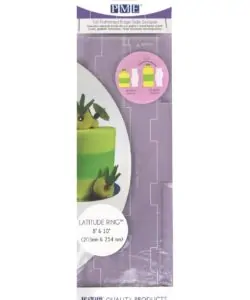 PME Tall Patterned Edge Side Scraper - Latitude ring 8 & 10