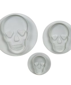 Novelty plunger cutters - skull set of 3 bij cake, bake & love 8