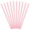 Partydeco papieren rietjes light roze pk/10 bij cake, bake & love 3