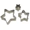 Pme stainless steel star cutters set/3 bij cake, bake & love 3