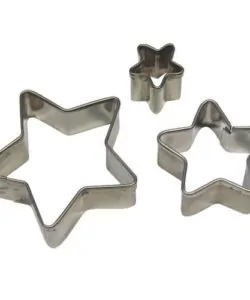 PME Stainless Steel Star Cutters Set/3