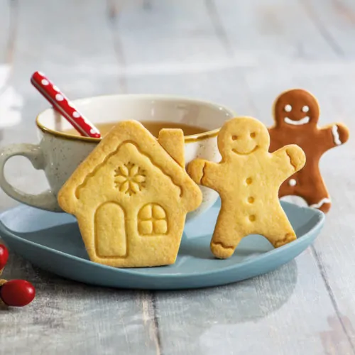 Koekjesuitsteker set gingerbread man & house - afbeelding 2