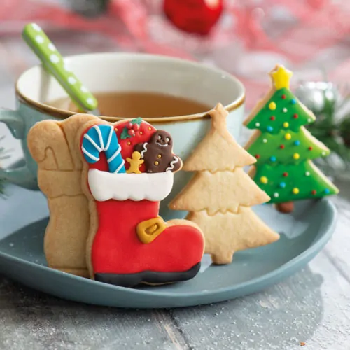Koekjesuitsteker set christmas tree & boot - afbeelding 3