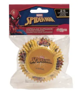 Alternative view of Spiderman baking cups 25 stuks