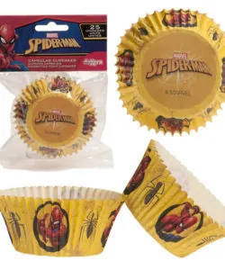 Spiderman baking cups 25 stuks