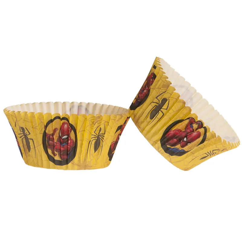 Spiderman baking cups 25 stuks bij cake, bake & love 8 Spiderman baking cups 25 stuks - afbeelding 4