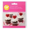 Wilton honeycomb heart cupcake toppers bij cake, bake & love 3