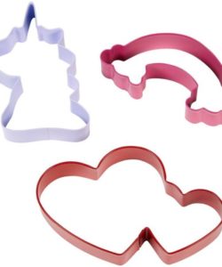 Wilton magical unicorn metal cookie cutter set/3 bij cake, bake & love 7