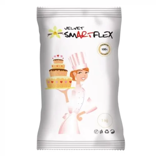 Smartflex fondant white velvet 1 kilo