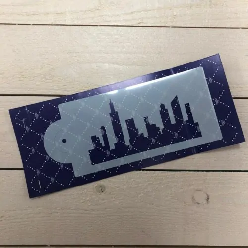 Stencil skyline
