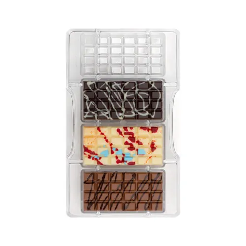 Decora chocolate mould classic bar