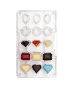 Decora Chocolate mould Gems