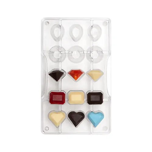 Decora chocolate mould gems