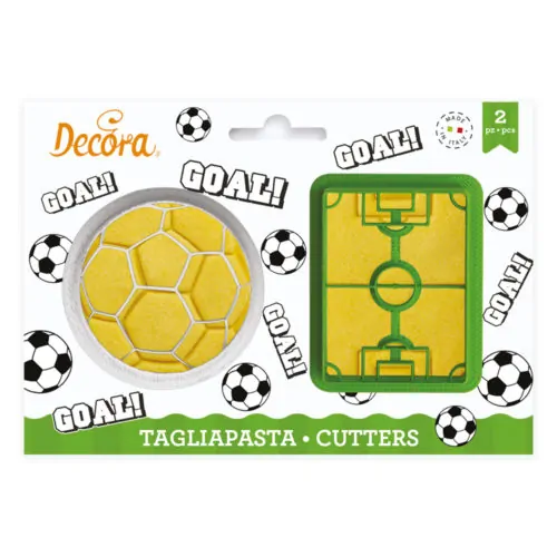 Koekjesuitsteker set voetbal