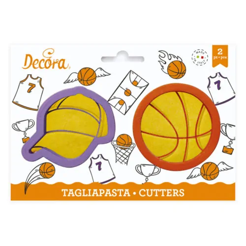 Koekjesuitsteker set basketbal