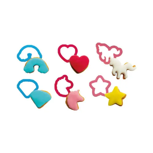 Koekjesuitsteker set mini unicorn - afbeelding 2