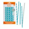 Paper straws stars & dots blue 80 stuks bij cake, bake & love 1