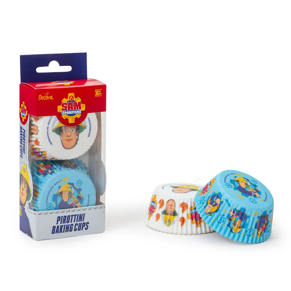 Baking cups brandweerman sam 36 stuks bij cake, bake & love 5 Baking cups brandweerman sam 36 stuks