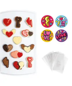 Decora Candy mould Hearts set