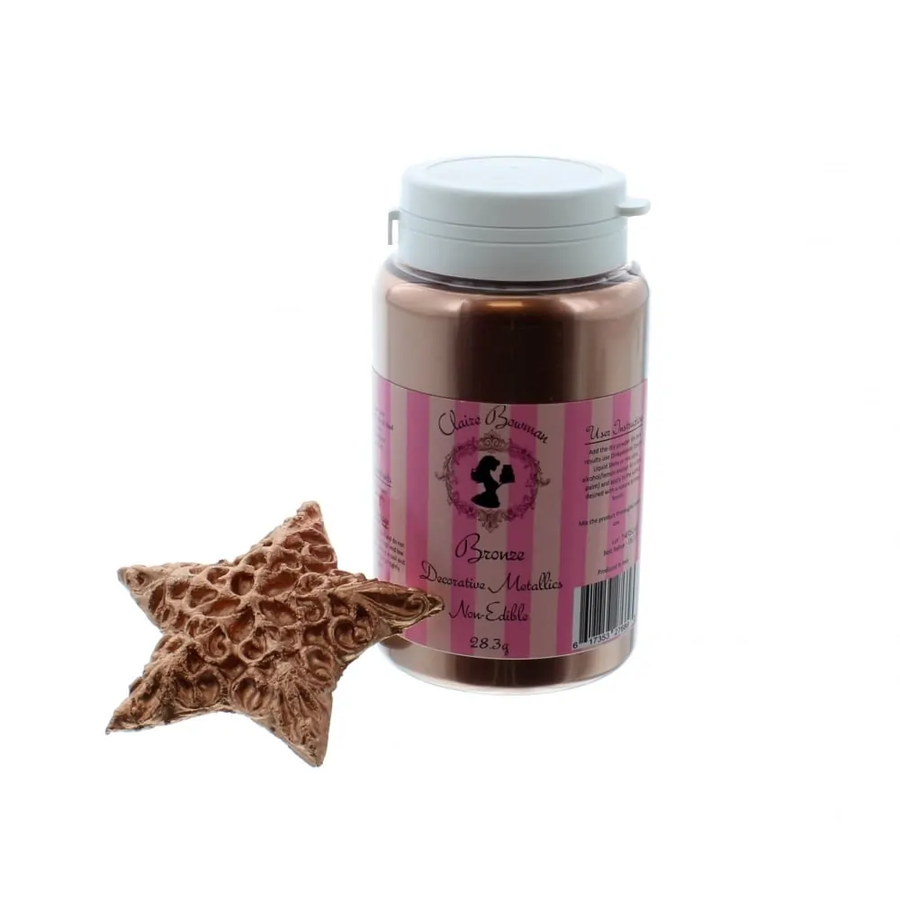 Claire bowman bronze dust (non-edible) bij cake, bake & love 5 Claire bowman bronze dust (non-edible)