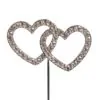 Caketopper strass double heart bij cake, bake & love 3