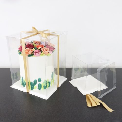 Crystal cake box - 10 inch (25cm) bij cake, bake & love 7