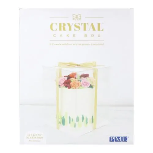 Crystal cake box - 14 inch (35cm)