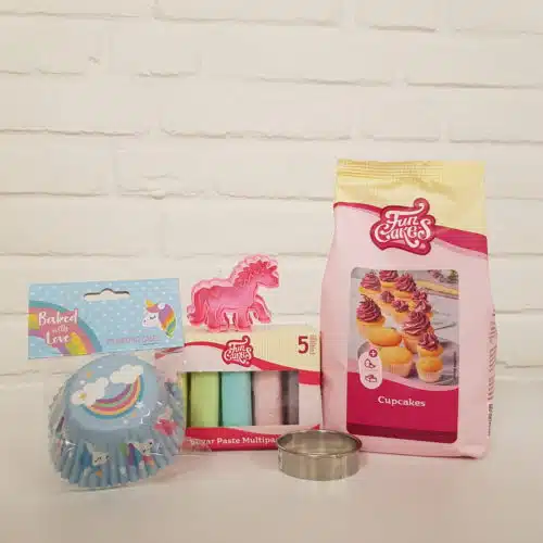 Eenhoorn cupcakes pakket