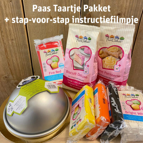 Paas taartje pakket + stap-voor-stap instructiefilmpje (zonder bakvorm) bij cake, bake & love 7