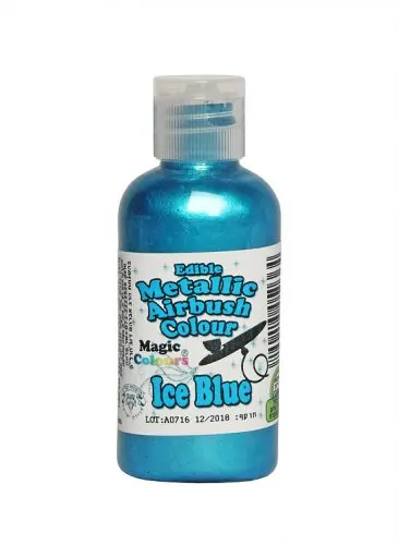 Magic colours metallic airbrush - ice blue bij cake, bake & love 5 Magic colours metallic airbrush - ice blue