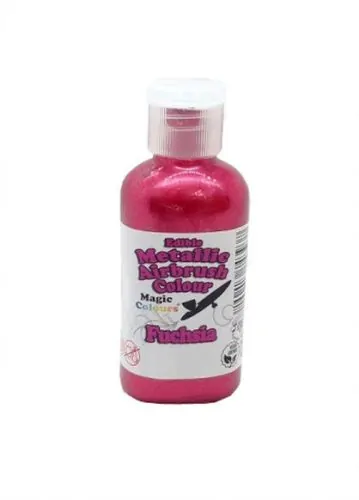 Magic colours metallic airbrush - fuchsia bij cake, bake & love 5 Magic colours metallic airbrush - fuchsia