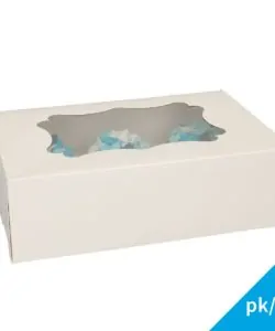 FunCakes Cupcake Doos 6 - Wit pk/25