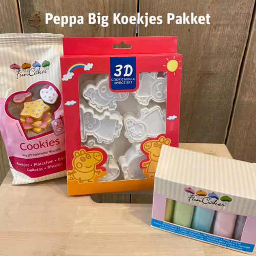 Peppa big koekjes pakket bij cake, bake & love 5