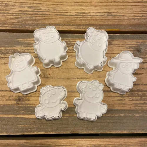 Peppa big uitsteker set 6 - afbeelding 2