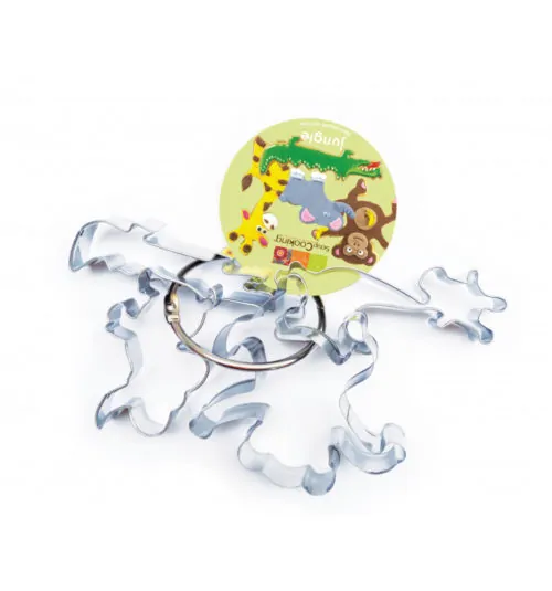 Koekjes uitsteker op ring jungle 4 stuks