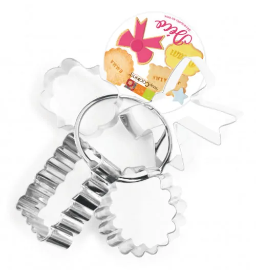 Koekjes uitsteker op ring deco 4 stuks