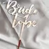 Caketopper bride to be zilver bij cake, bake & love 1