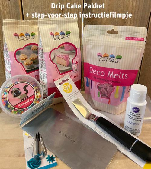 Drip cake pakket + stap-voor-stap instructiefilmpje bij cake, bake & love 7