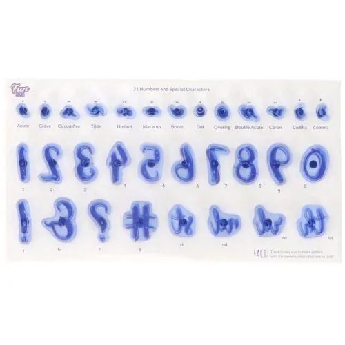 Pme fun fonts - numerals & specials - collection 1 - afbeelding 2