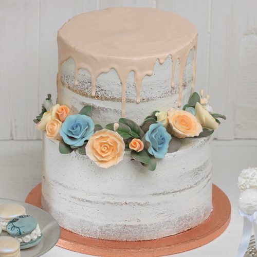 Gumpaste flower crown - 220 x 200mm bij cake, bake & love 6