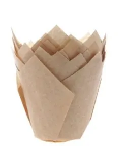 House of Marie Muffin Cups Tulp Kraft pk/36