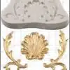 Fpc mould baroque shell bij cake, bake & love 2 Fpc mould baroque shell bij cake, bake & love 1