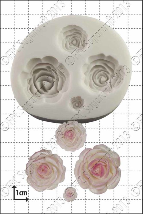 Fpc mould multi rose bij cake, bake & love 5