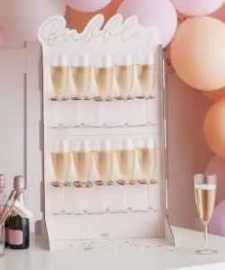 Prosecco Wall - Rose Gold Foiled & Blush