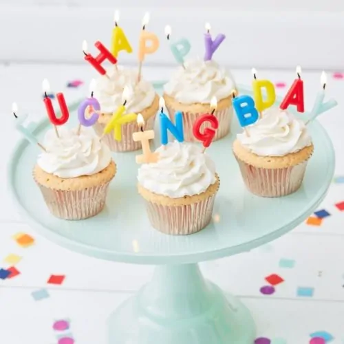 Candles - happy fucking b'day